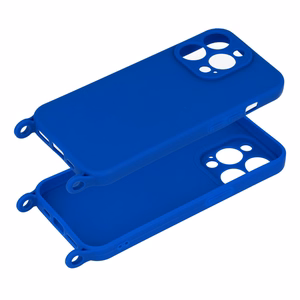 Strap Silicone Ümbris jaoks Iphone 15 Plus design 2 sinine