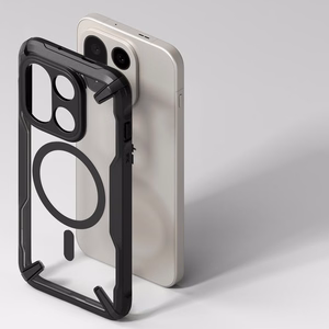 Ringke Fusion X Magnetic MagSafe Ümbris jaoks OnePlus 15 - Läbipaistev must