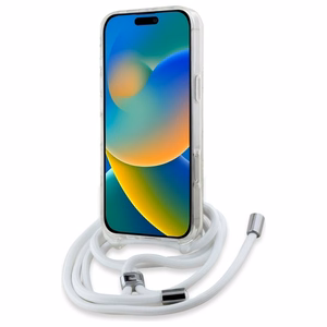 Karl Lagerfeld Crossbody IML Karl Head Magsafe Ümbris jaoks iPhone 16 - Clear