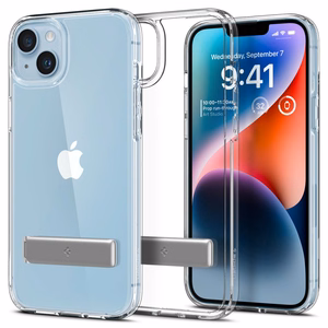 Spigen Ultra Hybrid S ümbris iPhone 14 Plus'ile - läbipaistev