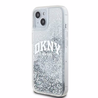 DKNY Liquid Glitter Big Logo ümbris jaoks iPhone 15 / 14 / 13 - valge