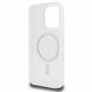 Guess IML Glitter Circle MagSafe Ümbris jaoks iPhone 16 Pro Max - Clear