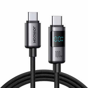 Joyroom S-A16 Pro Prism Series 100W USB-C Kaabel - USB-C with Digital Display 1.2m - must