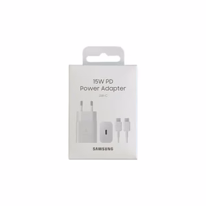 Laadija Samsung EP-T1510XWEGEU 15W + kaabel Type-C 1m valge