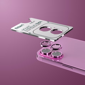 Etteri защита объектива камеры iPhone 16 / 16 Plus розово-розовый