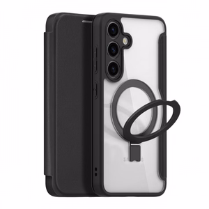 Чехол Dux Ducis "Skin X Pro Ring Stand" для Samsung S938 S25 Ultra чёрный