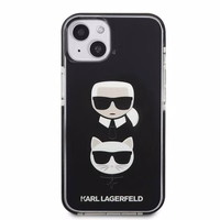 Karl Lagerfeld KLHCP13STPE2TK iPhone 13 mini 5,4 "hardcase must / must Karl & Choupette Head