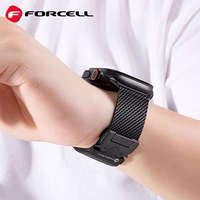 Strap to Apple Watch Forcell F-Design FA11 steel clasp 38 / 40 / 41 mm must