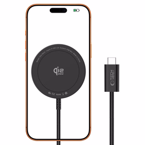 Tech-Protect A54 MagSafe Qi2.2 25 W juhtmevaba laadija – must