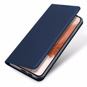 Чехол Dux Ducis Skin Pro для Samsung Galaxy S23 обложка с откидной крышкой бумажник карты подставка синий