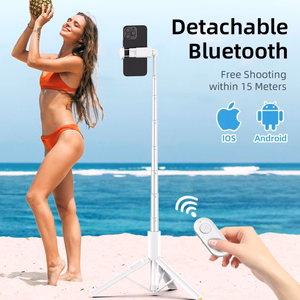TECH-PROTECT L09S BLUETOOTH SELFIPULK STATIIVIGA VALGE