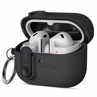 Tech-Protect Slim Hook ümbris Samsung Galaxy Buds 3 / 3 FE / 3 Pro jaoks - must