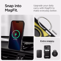 Spigen Tough Armor MagSafe Ümbris with Stand jaoks iPhone 16 Pro - Must