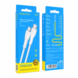 Borofone кабель BX51 Triumph - Type C на Lightning - 2,4A 1 метр белый