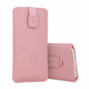 WONDER Deko Pouch Ümbris (Size M) jaoks Iphone 5/Nokia 215 4G/225/5310 2020 roosa