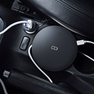 Juhtmevaba laadija Forcell F-Energy Qi QC 15W + data kaabel USB C to USB A must