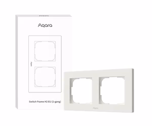 Aqara FE-X01D-W nutikas lülitiraam H2 (2 gang) valge