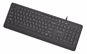 GEMBIRD KB-MCH-05-CYRL multimeedia klaviatuur USB, kirillitsa, must
