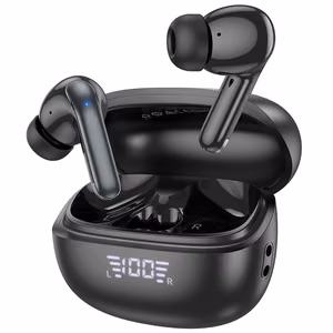 HOCO juhtmevaba bluetooth kõrvaklapid TWS ANC + ENC EQ5 must