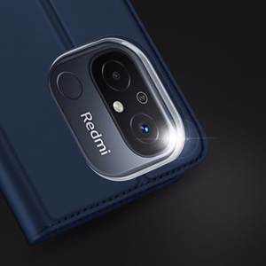 DUX DUCIS wallet ümbris SKIN PRO jaoks REDMI 12C sinine