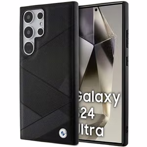 BMW BMHCS24L23RCGPK S24 Ultra S928 must/must hardcase Signature Leather Crossing Lines Pattern