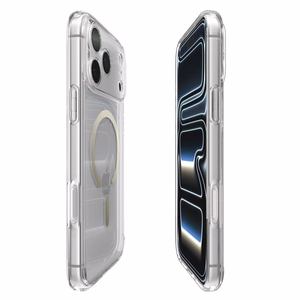 SPIGEN ümbris ULTRA HYBRID MAG compatible with MagSafe jaoks IPHONE 17 Pro Max clear kuldne