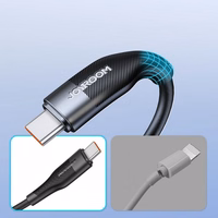 USB Kaabel Joyroom "S-1060M12" Must "Type-C" 100cm (up to 6A)