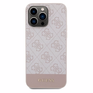 Guess 4G Stripe Collection ümbris jaoks iPhone 14 Pro - roosa