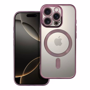 ELECTRO MAG COVER case compatible with MagSafe jaoks IPHONE 16 Pro deep lilla