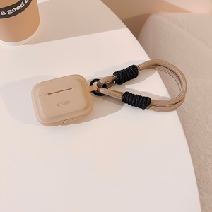 Tech-Protect Silicone Rope Ümbris jaoks Apple AirPods Pro 1/2 - Light Brown