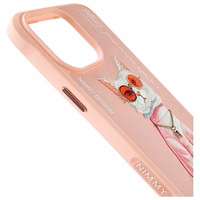 Nimmy Glasses Cool Cat Ümbris jaoks iPhone 15 Pro Max - Roosa