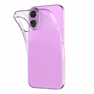 Puro 03 Nude Silicone Ümbris jaoks iPhone 16 Plus - Läbipaistev