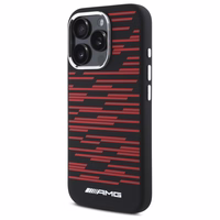 AMG Silicone Graphics MagSafe ümbris jaoks iPhone 16 Pro - must