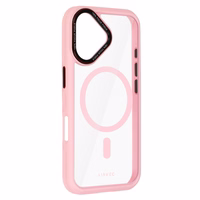 Liavec Hybrid Magsafe Clear Ümbris jaoks Iphone 16 light roosa