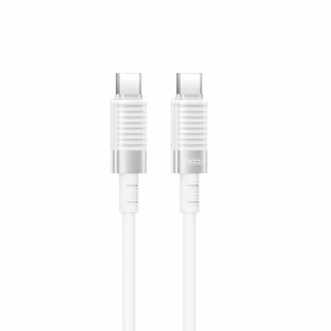 XO kaabel NB-Q282B PD USB-C - USB-C 1,0m 60W, valge
