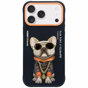 NIMMY ümbris GLASSES COOL DOG jaoks IPHONE 17 Pro must