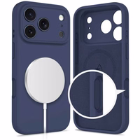 Tech-Protect Silicone MagSafe Ümbris jaoks iPhone 17 Pro - Navy sinine