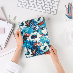 Wonder Canvas Tablet Ümbris 13 inches valge poppies