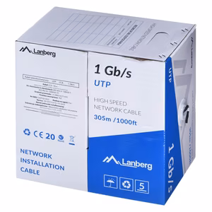 LANBERG kaabel UTP 1Gb/s 305m CCA must