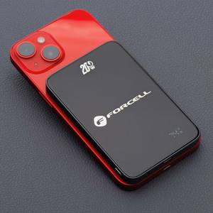 Powerbank compatible with MagSafe Forcell F-Energy SuperSlim F5K8 QC4.0 PD3.0 15W 5000 mAh must