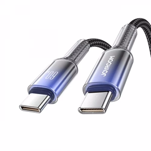 USB kaabel Joyroom S-A42 must Type-C / Type-C 120cm (kuni 60W)