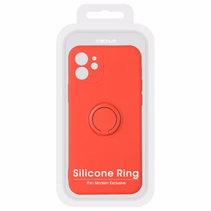 Vennus Silicone Ring jaoks Samsung Galaxy S21 Plus Punane