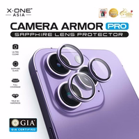X-ONE Sapphire Camera Armor Pro - jaoks iPhone 16e - hõbedane