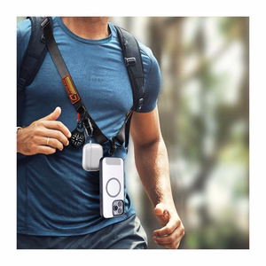 DUX DUCIS Outdoor Cross Body - cross-body phone strap - black