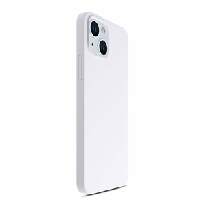 3mk Hardy Silicone MagCase jaoks iPhone 15 - valge and hõbedane