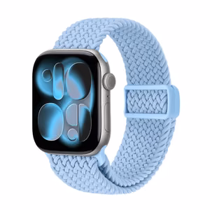 Crong Wave Band punutud Apple Watch rihm, 38/40/41/42 mm, taevasinine