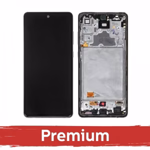 LCD ekraan ühilduv Samsung A725 A72 raamiga / Awesome must / OEM