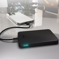 SBS Mag Power Qi2 5000 mAh energiapank, mis ühildub MagSafe'iga - must