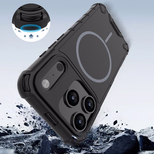 Чехол Defender 2in1 Mag для iPhone 17 Pro Max 6.9" чёрный