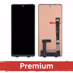 LCD Ekraan Ühildub Motorola Edge 20 / Edge 20 Pro Must OEM